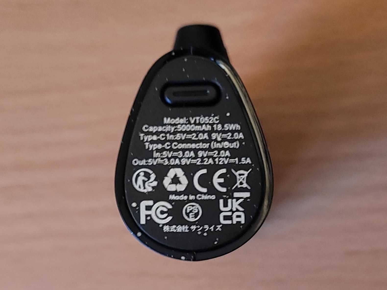 VEEKTOMX Mini Power Bank 5000mAh – 20W USB-C PD Szybkie Ładowanie