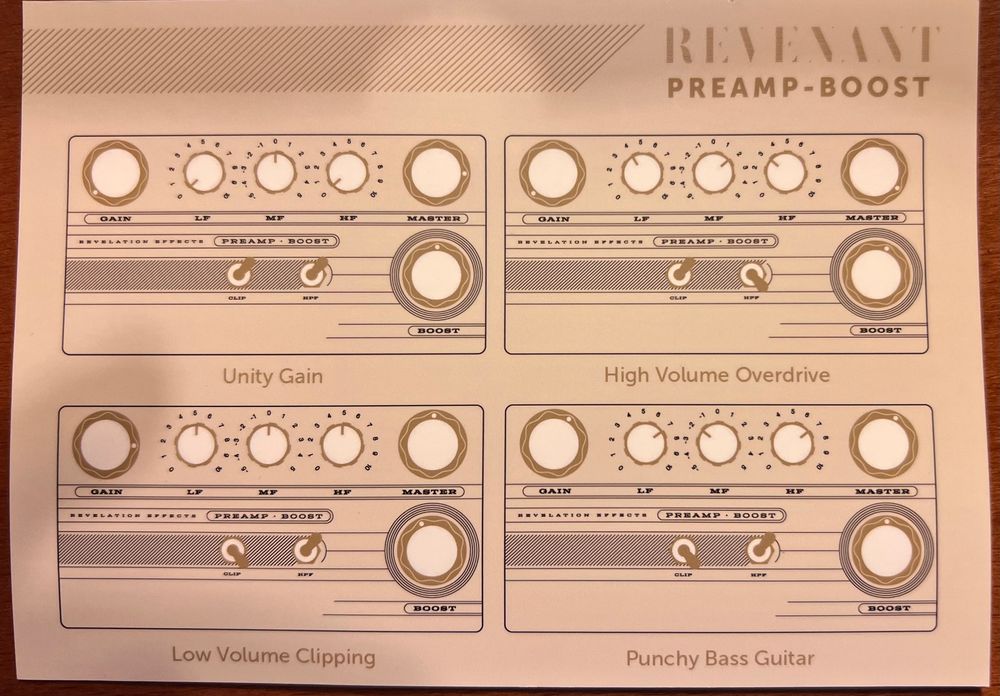 Revelation Effects - Revenant Preamp-Boost (Made In Canadá)