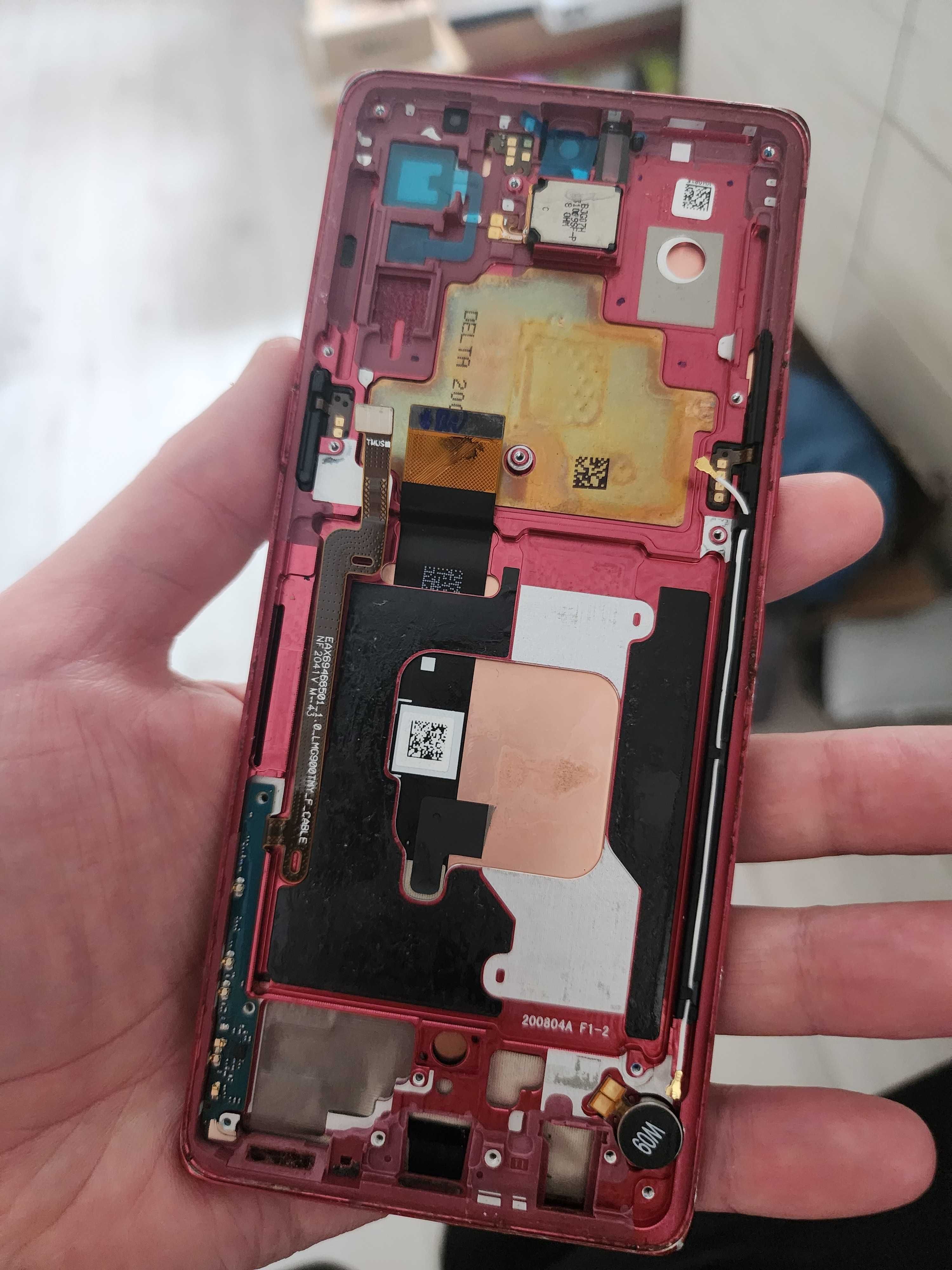 Дисплей в рамі lcd Lg Velvet 5G red