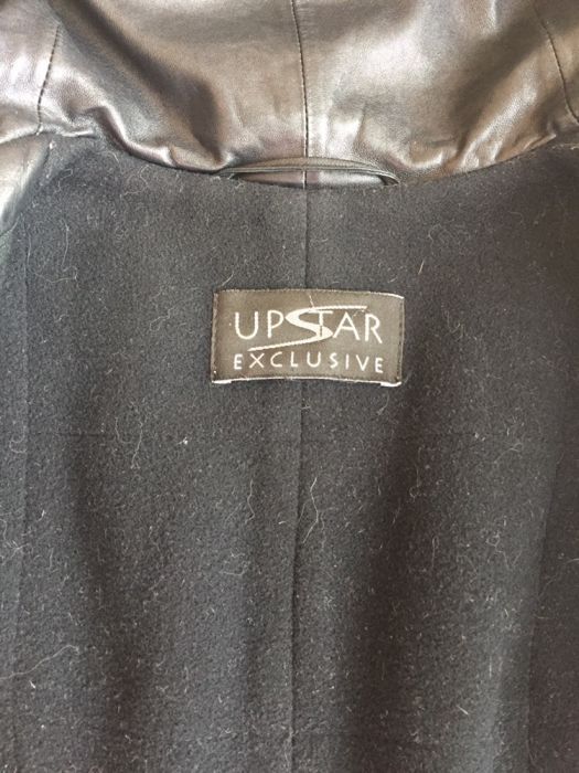Кожаная куртка с норковыми вставками Upstar Exclusive