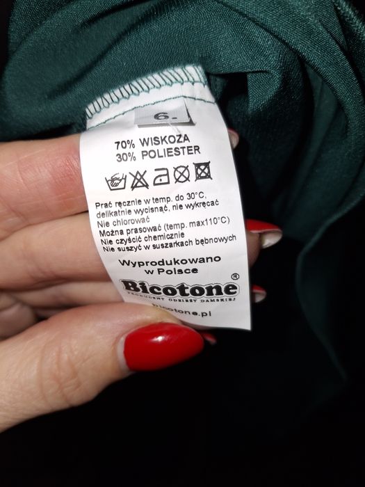 Nowa sukienka balowa rozm M przepiękna butelkowa zieleń