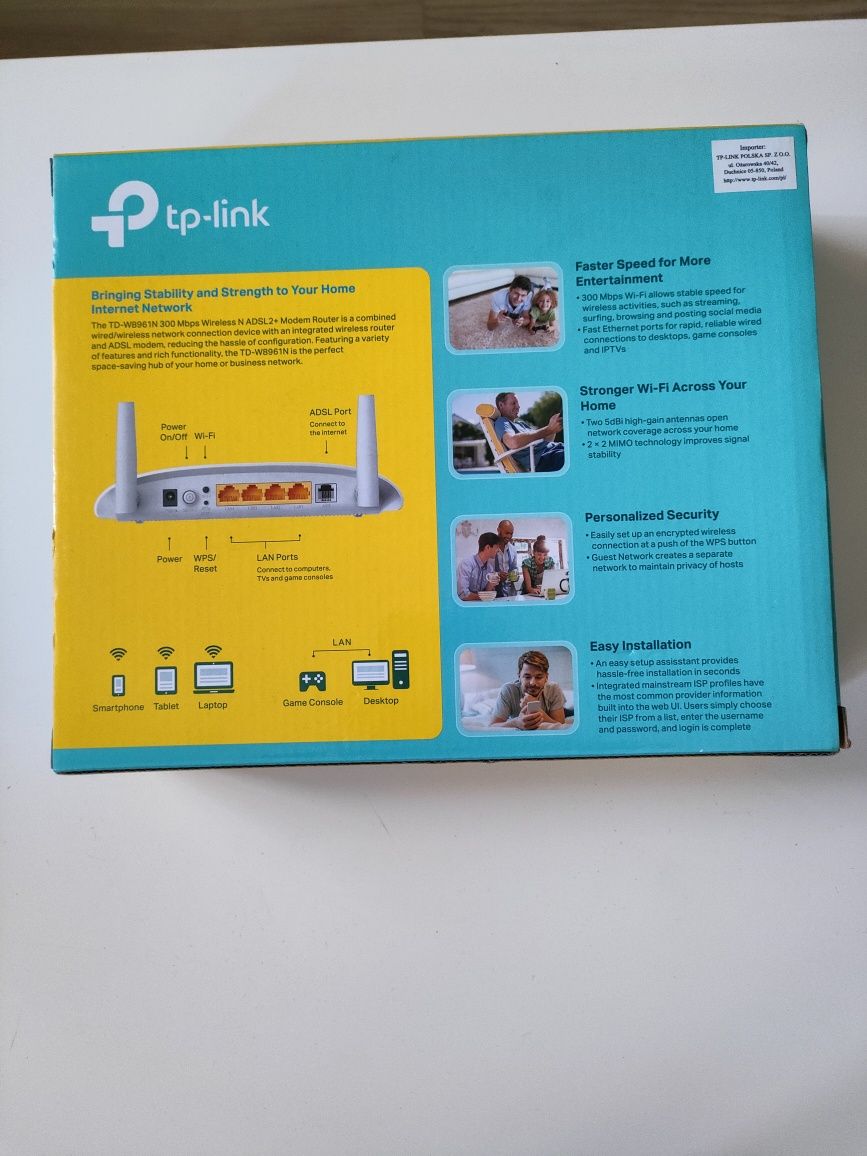 Router tp-link td-w8961n