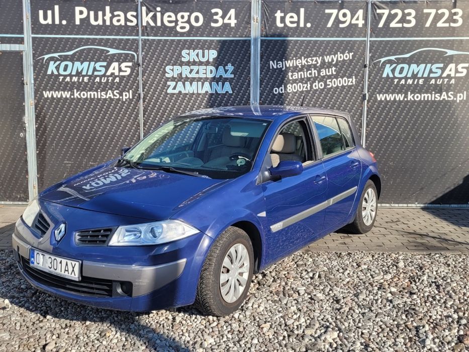 Renault Megane 1.4 B+LPG 98KM 2006r *  Klimatyzacja * Tanie Auta *
