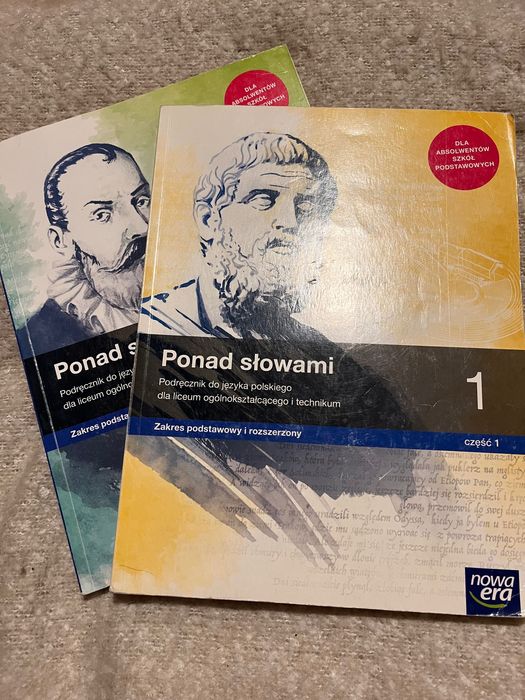 ponad słowami 1  (dwa podręczniki)