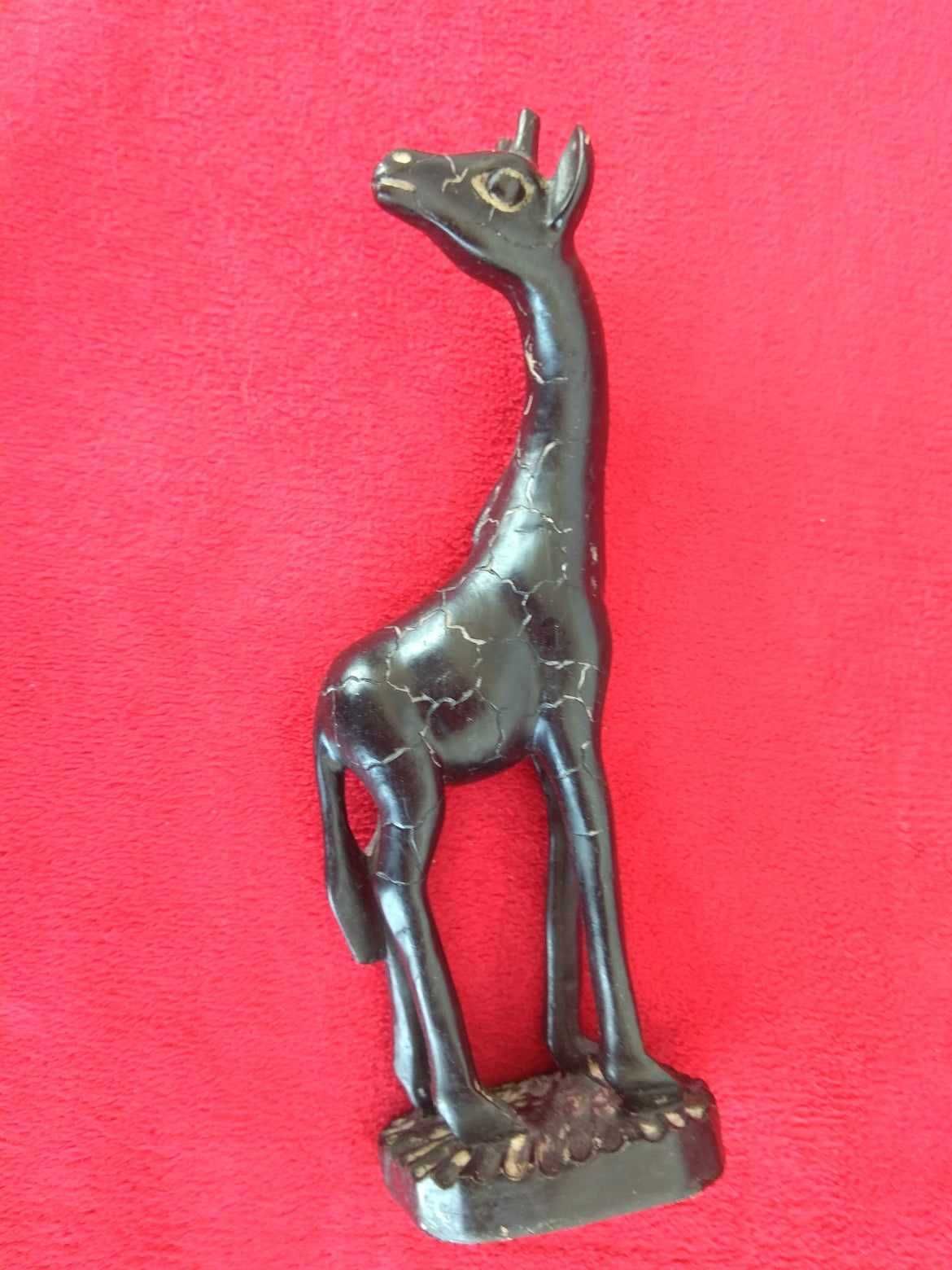 Żyrafa figurka drewniana  z Niemiec DO NEGOCJACJI