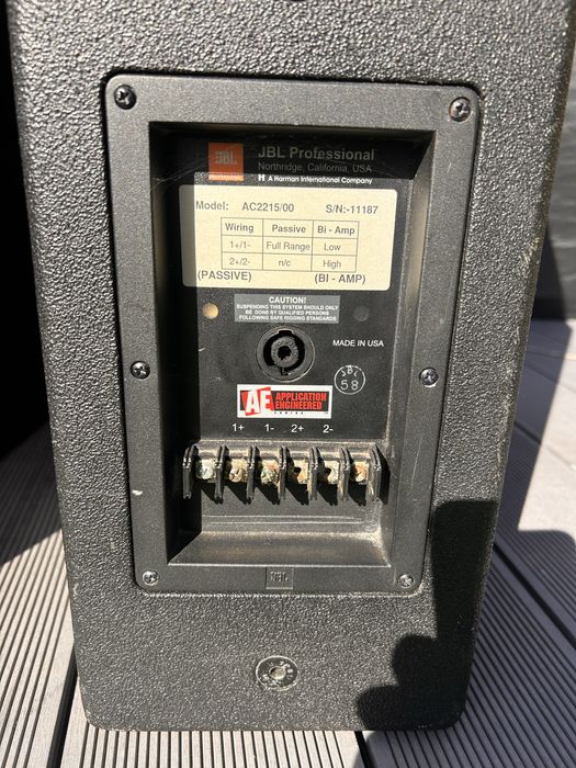 Kolumna głośnik jbl ac2215/00 instalacyjna