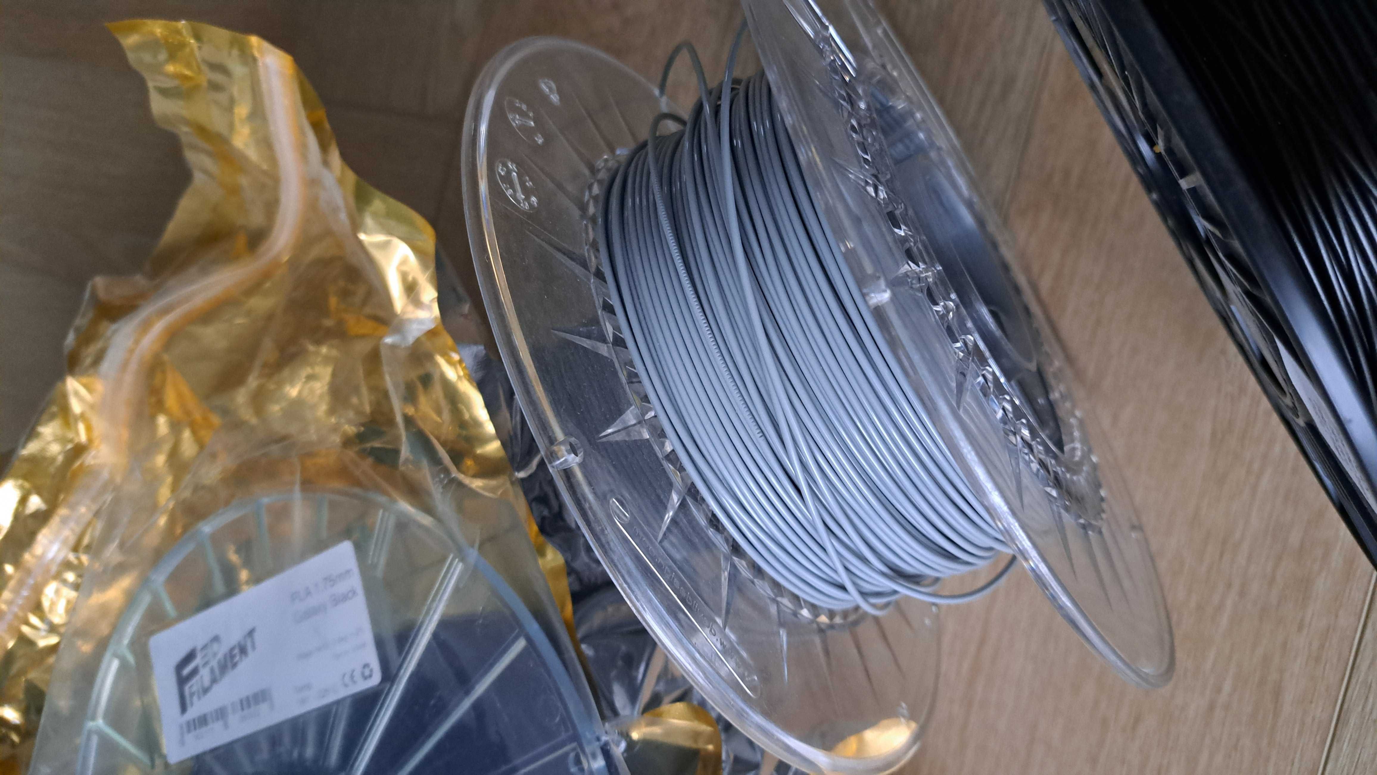 Filament 3D czarny black 1.75