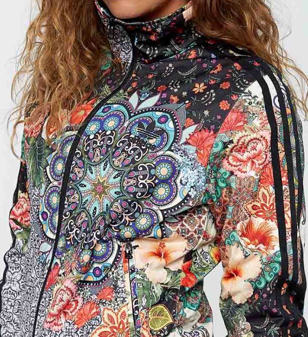 Adidas w kwiaty print kwiatowym mandale 42 44 Jarmid Aghart, BR5129