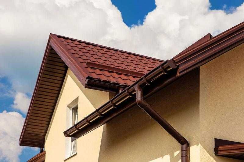 Водостічні системи пластик та метал. Водостік. Ринва. Труба. Доставка.