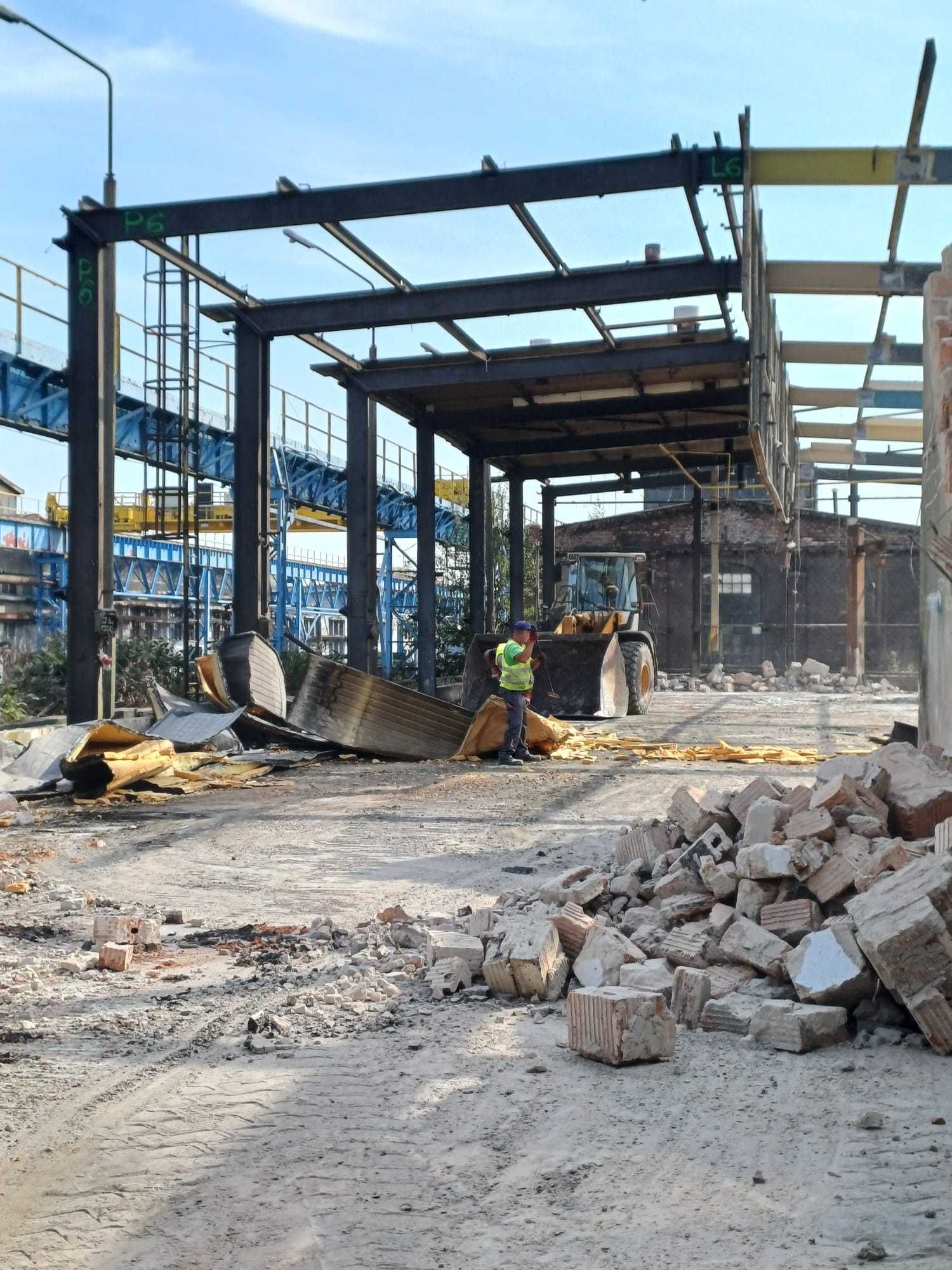Konstrukcja stalowa hala pod suwnicę suwnica 14 x 60 x 6,2 Włocławek