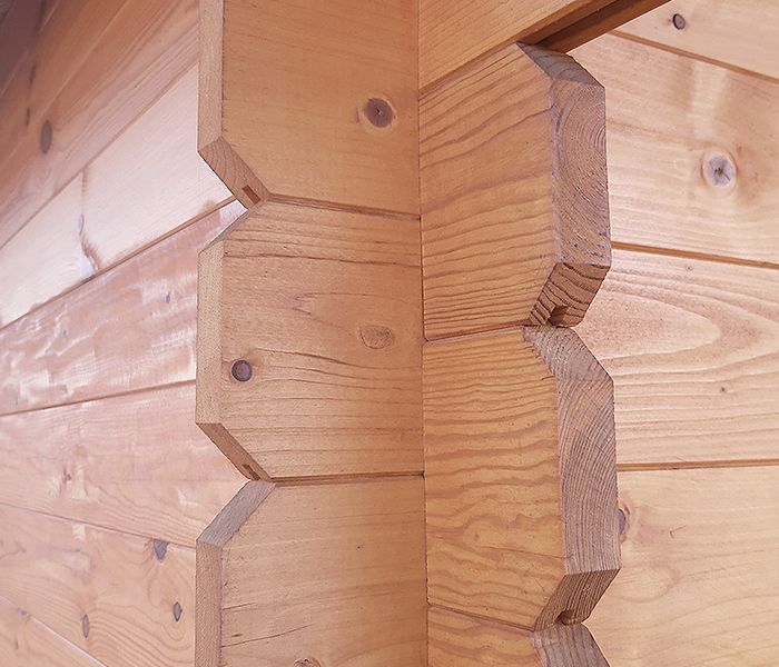 Domek drewniany ogrodowy Kanada 300x300 cm + Taras 300x136 cm