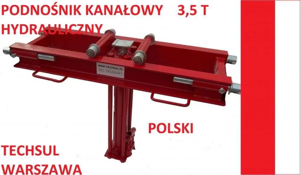 Podnośnik Kanałowy 3,5 T -RÓŻNE ROZMIARY OD RĘKI ! kanał siłownik