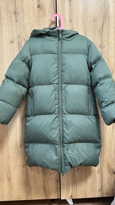 Zara пальто довгий пуховик на 128 куртка