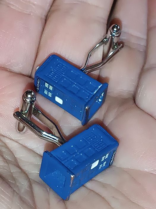 Колекційні запонки Тардіс Доктор Хто TARDIS Doctor Who