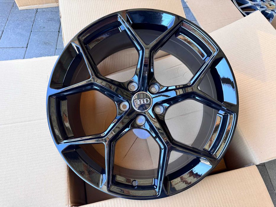 Нові Чорні R19 5x112 8.5j et38 Audi A4 A5 A6 A7 Coupe титаи S-line