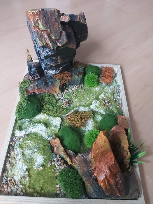 Panel dekoracyjny, imitacja kamienia.