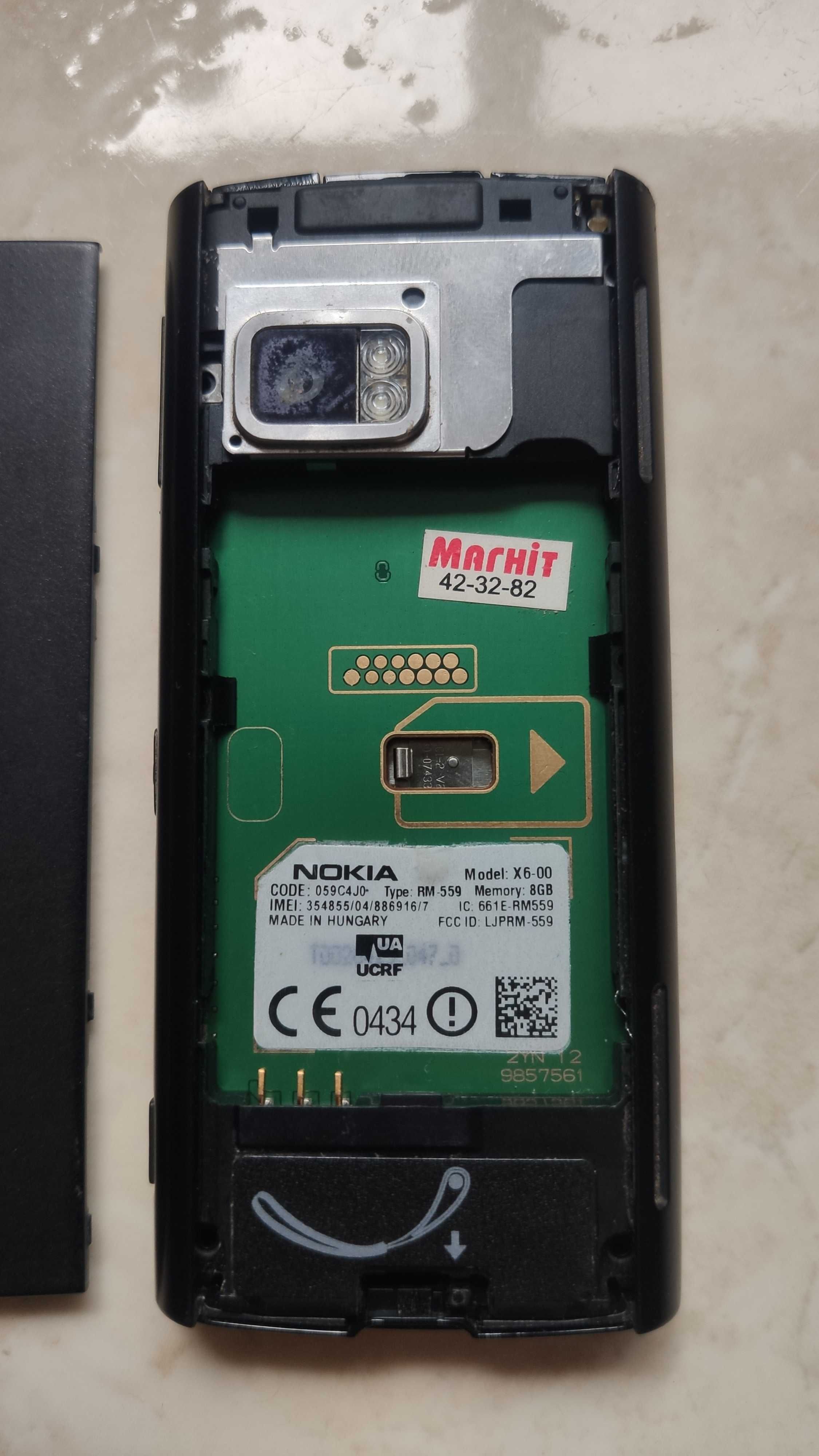 Nokia X6-00 8gb на запчасти