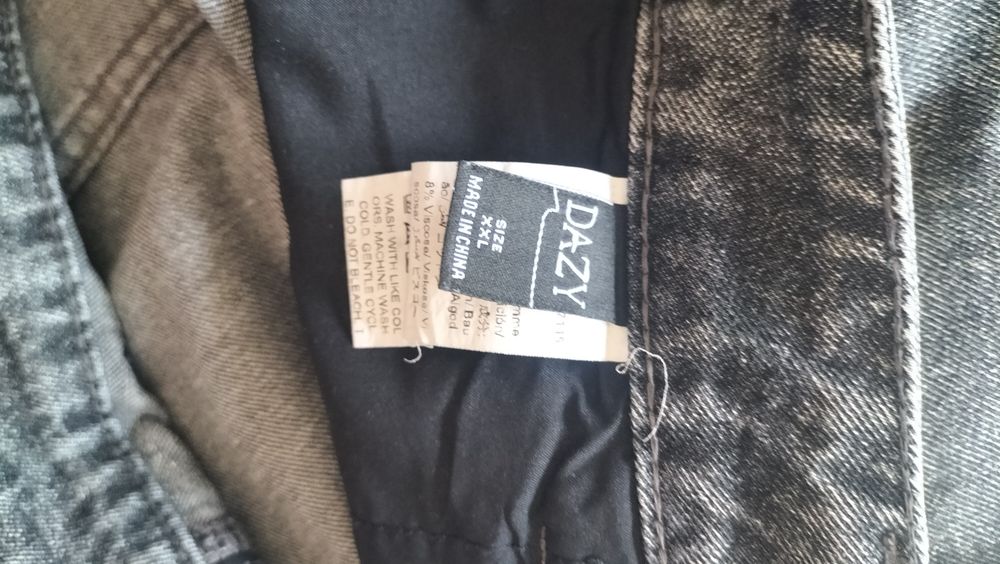 Calças ganga largas