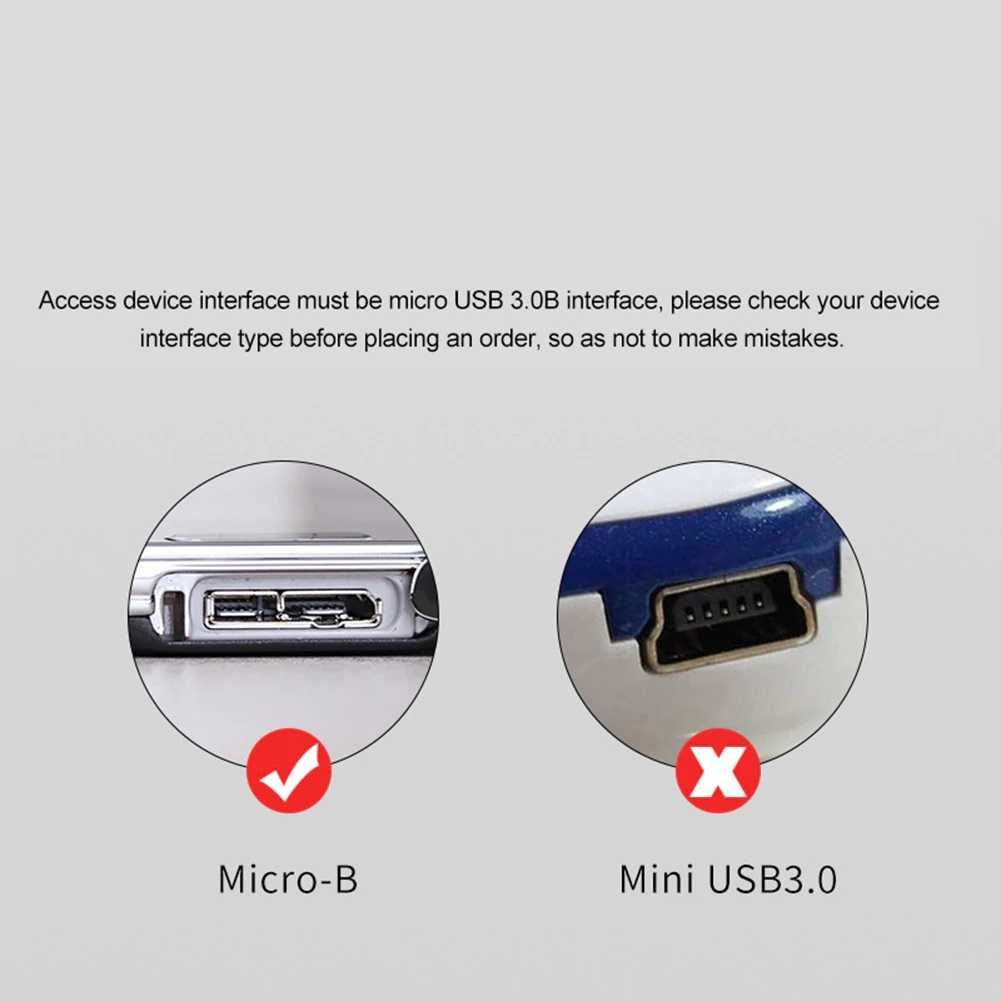 Кабель USB 3.0 - Micro USB Тип B 0.5м