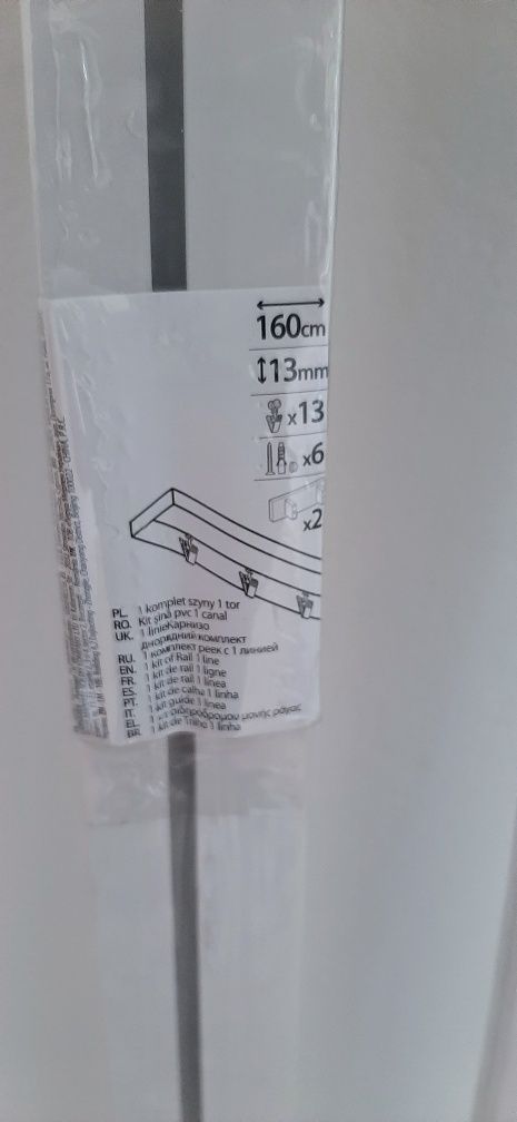 2 Nowe karnisze 160 cm z łącznikiem