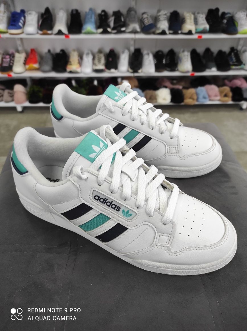 ОРИГІНАЛ 100% Кросівки Adidas Continental 80 Stripes Shoes White 41