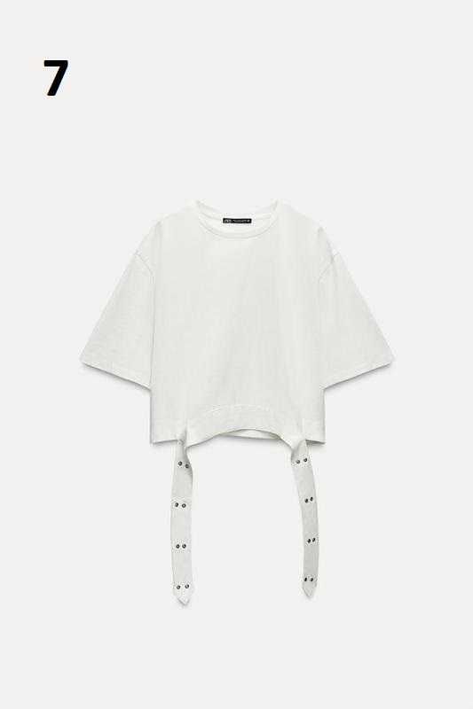 Білі футболки zara