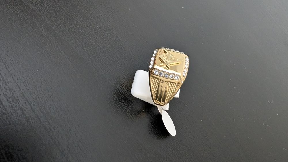 Anéis Masson ouro laminado 18k