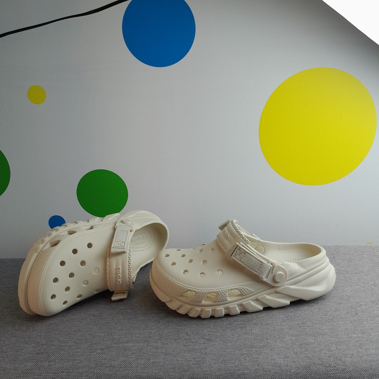 Крокси чоловічі/ жіночі  Crocs Duet Max II Clog Bone