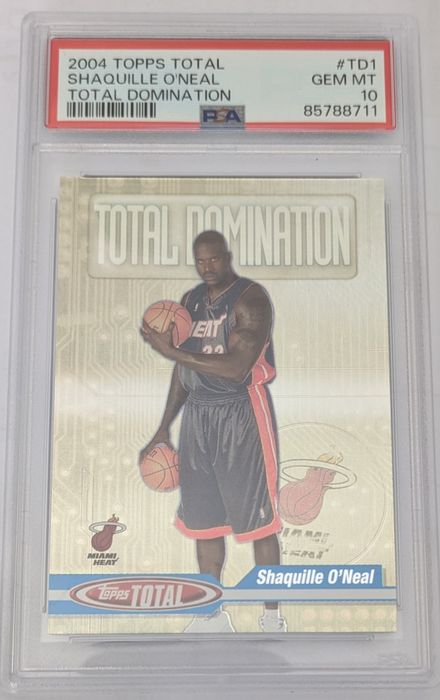 Carta NBA Shaquille O'Neal PSA 10