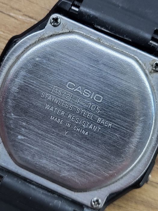 Casio illuminator f-105