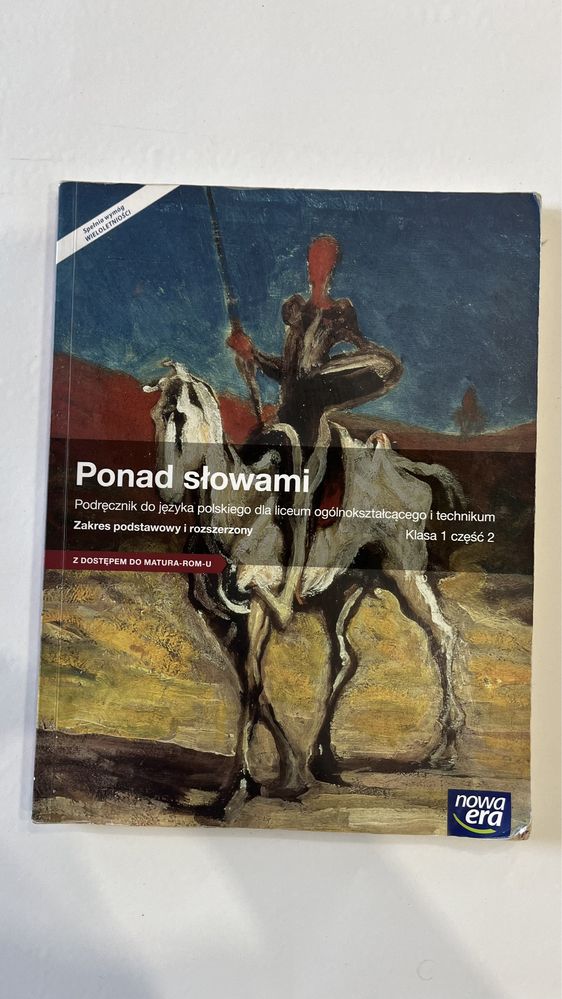 Ponad Słowami Podręcznik klasa 1 cz. 2 Nowa Era