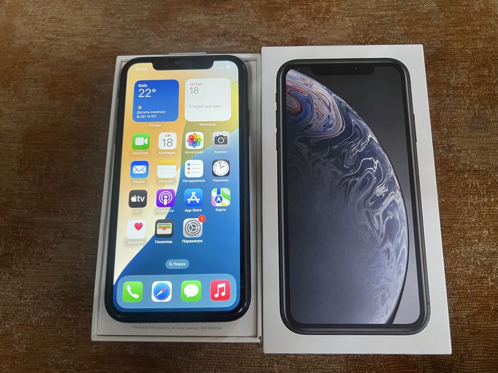 iPhone xr чорний 128