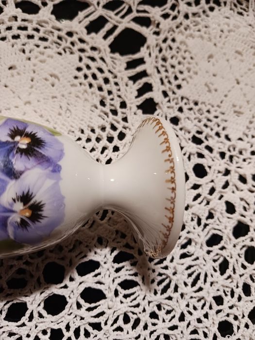 Rosenthal kieliszki do jajek Chryzantheme Victoria bratki