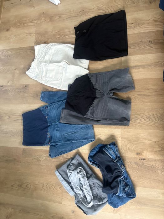 Jeansy ciążowe h&m - S (36) - zestaw 5 szt.