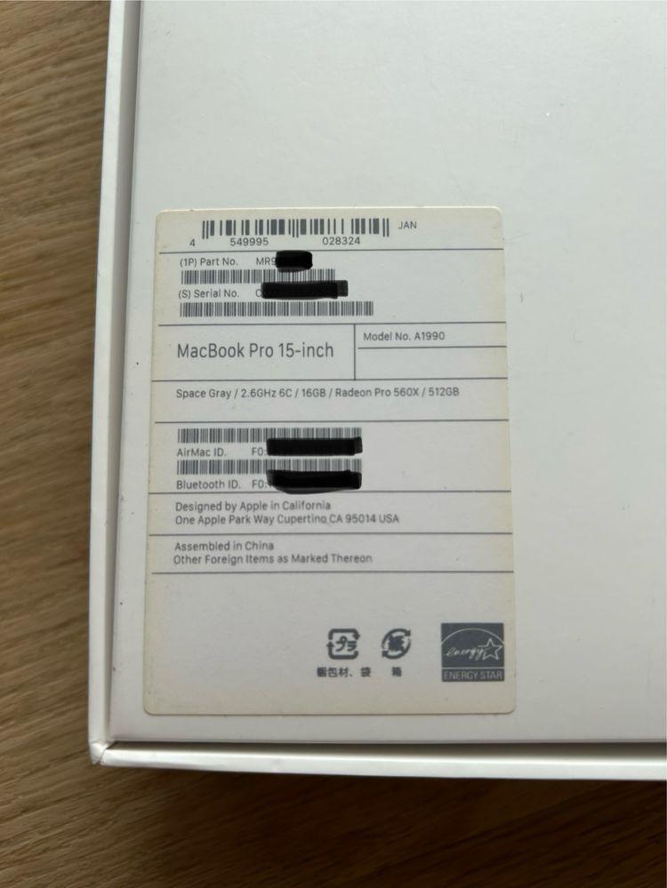 Apple MacBook Pro core i7 16GB DDR Radeon dysk 512