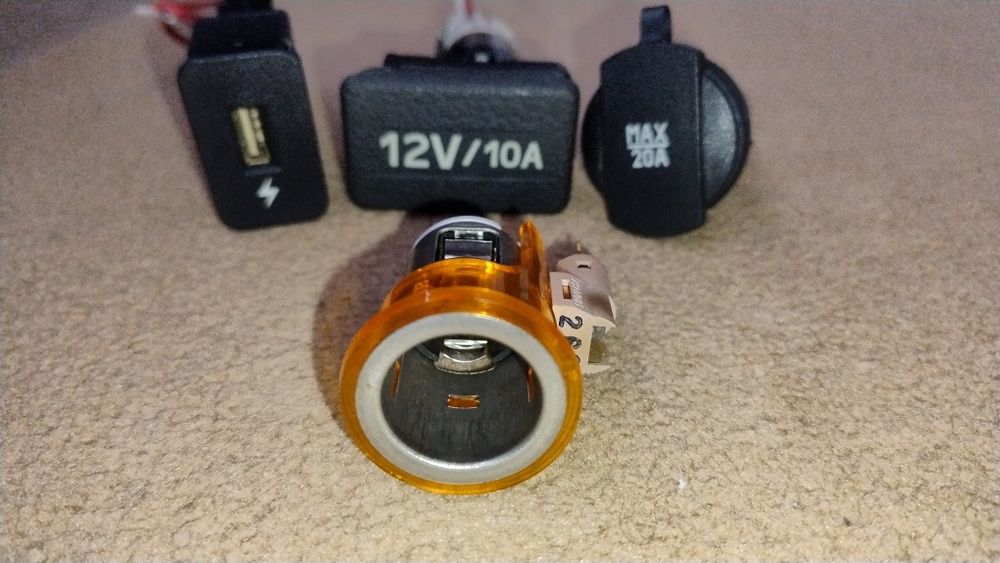 Розетка прикурювача 12v -24v