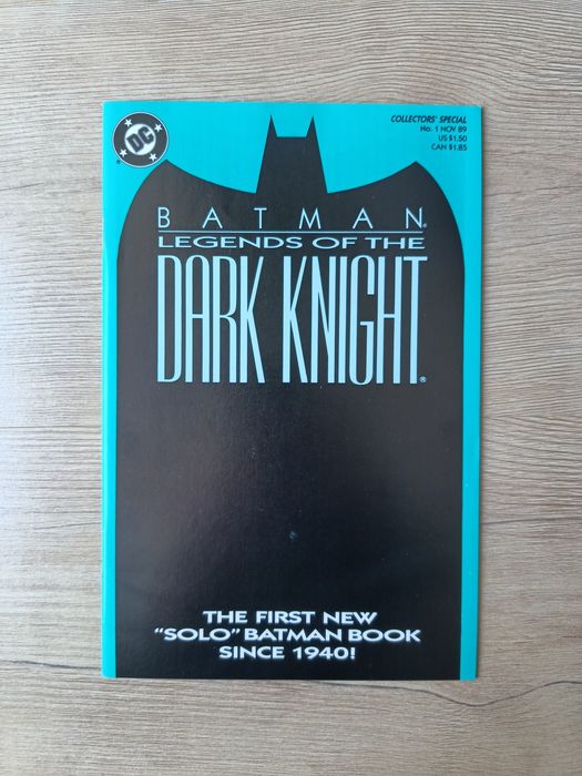 Legends of The Dark Knight #1 komiks w j. angielskim okładka niebieska