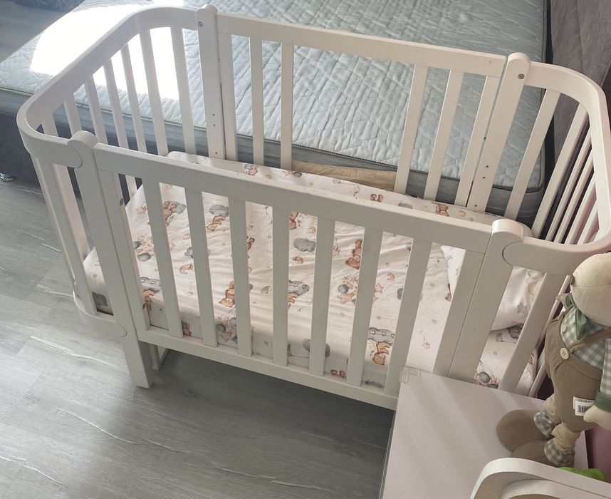 КРОВАТКА ВЕРЕС МОНАКО + маятник + матрац