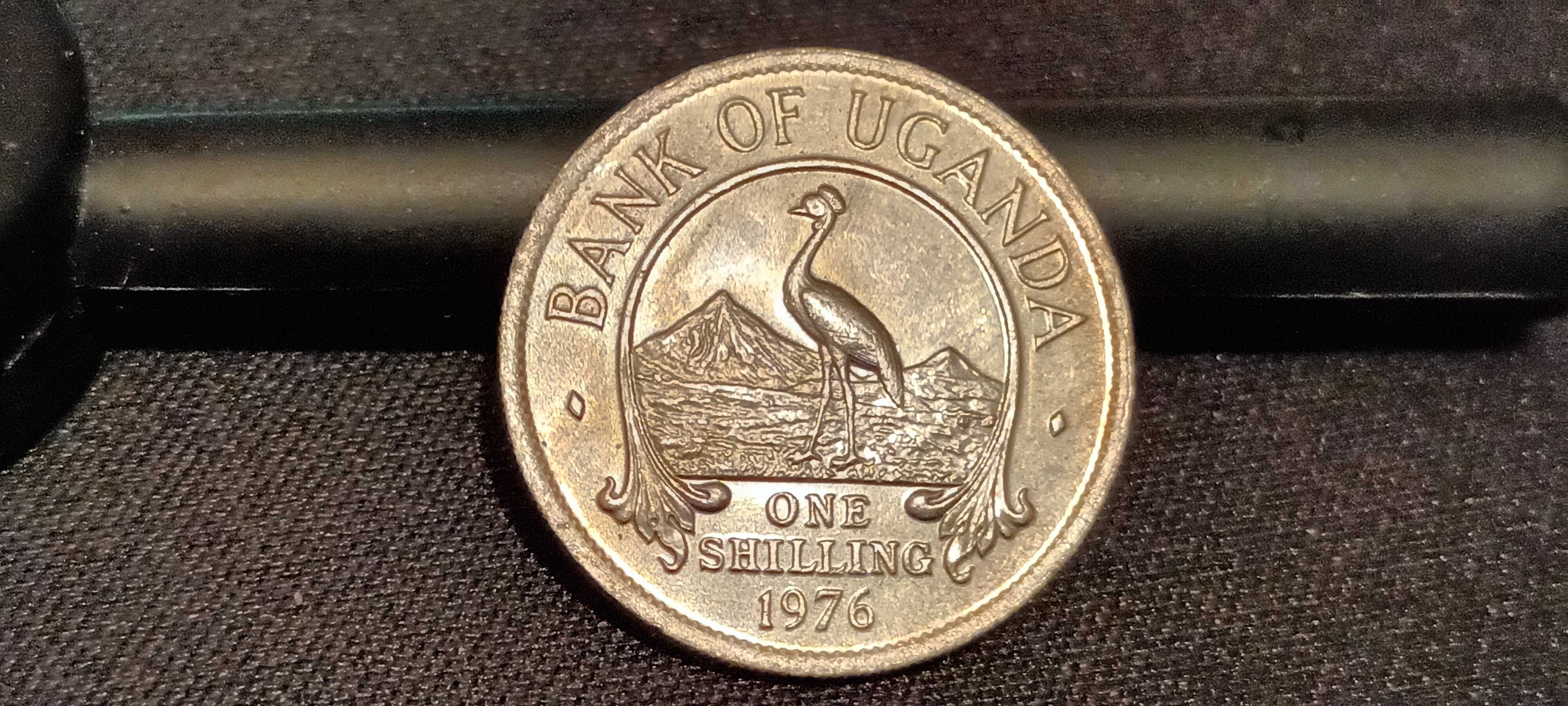 Moneta Uganda 1 Shilling 1976r.Menniczy stan.!
