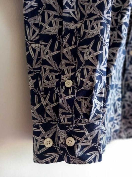 Nowa koszula męska  lniana ze stójką NN07 Massimo Dutti Zara rozmiar S