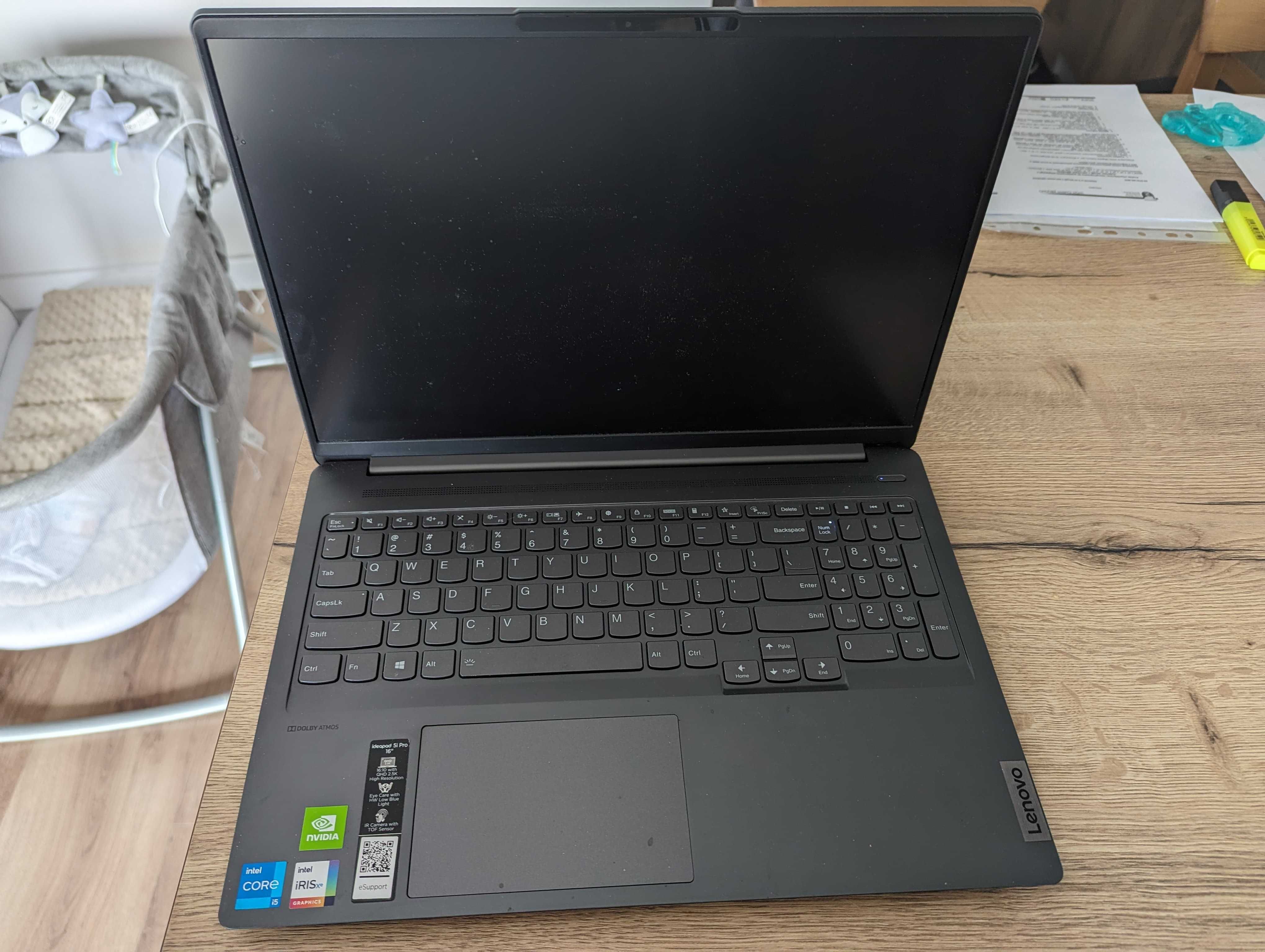 Laptop Lenovo Ideapad 5 Pro 16IHU6 - Intel Core I5-11300H GF450MX 16GB