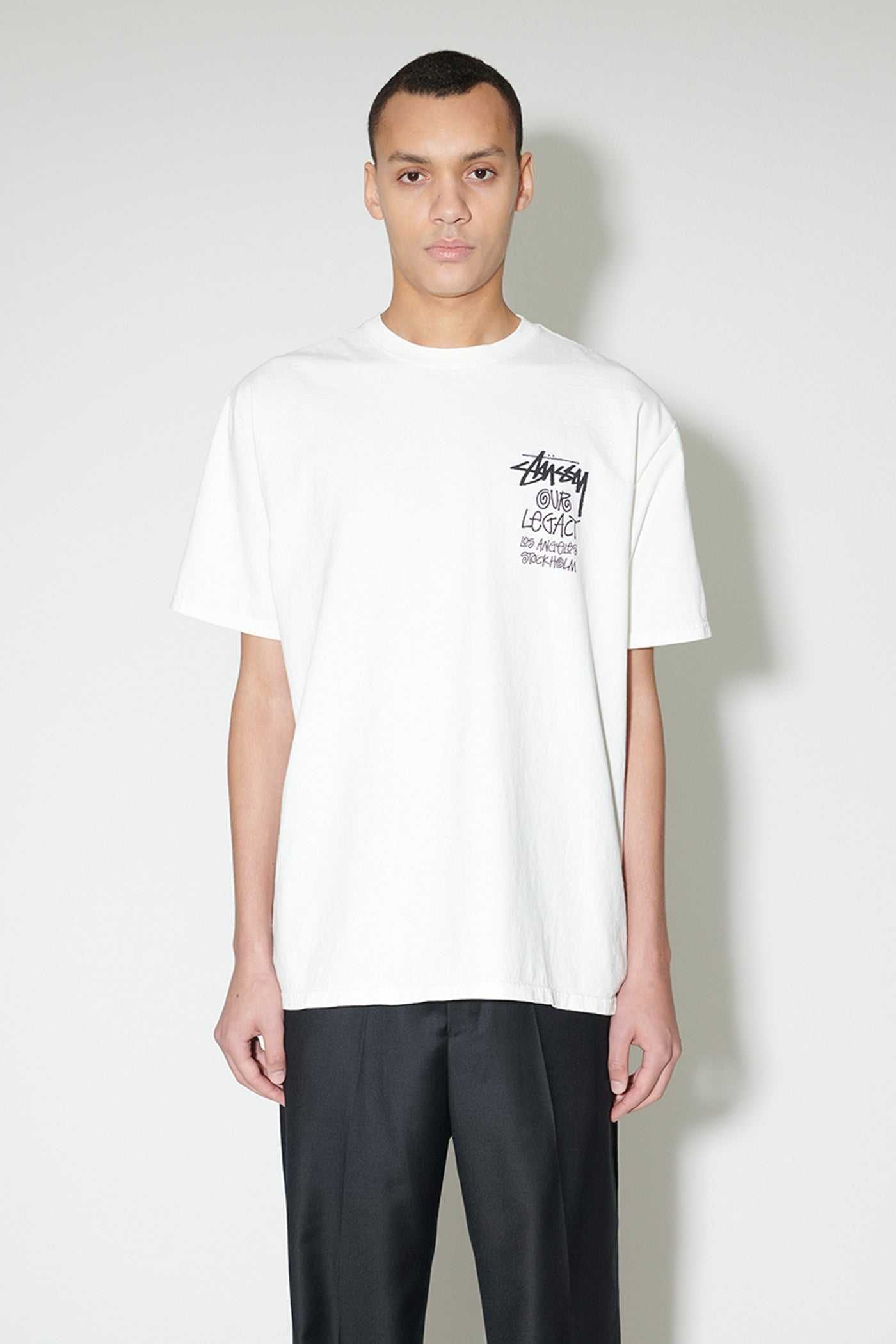 Футболка STUSSY x Our Legacy Surfman Pigment Dyed Tee Natural