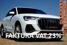 Audi Q3 S-LINE skóra FUL LED parktonik NAWI alusy zawieszenie ADC pelna elek.