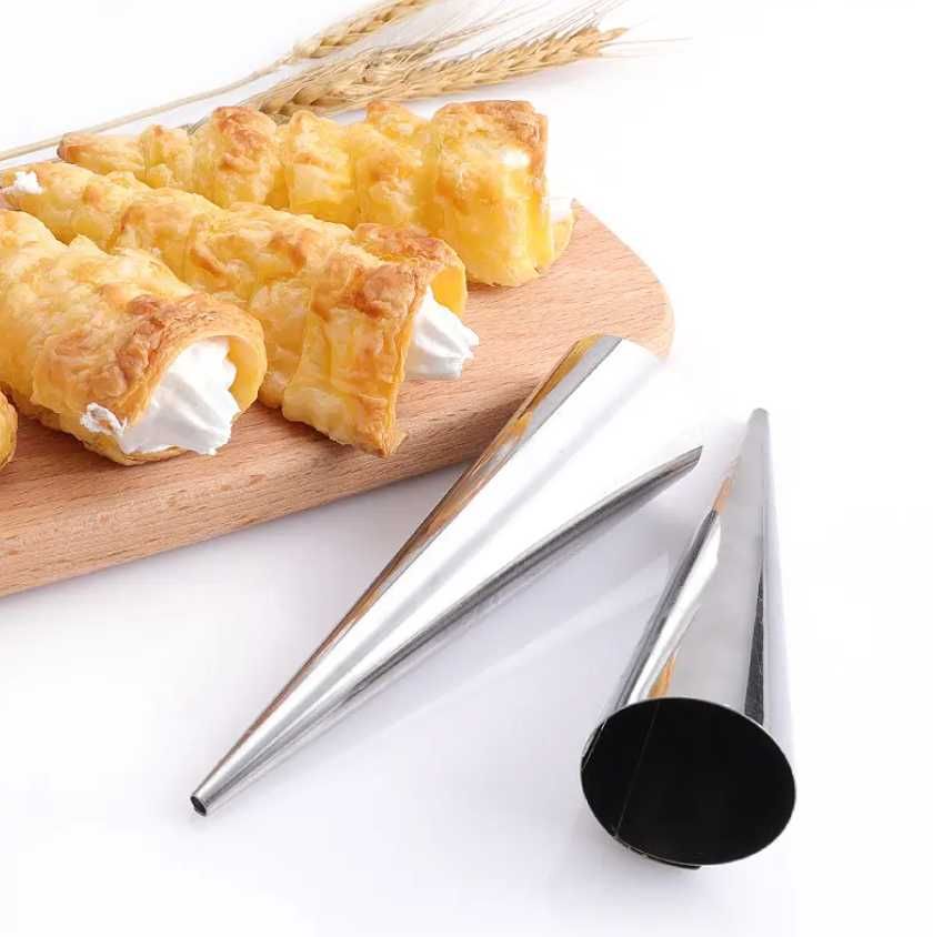 Forma do pieczenia rurek stalowe 3 sztuki
