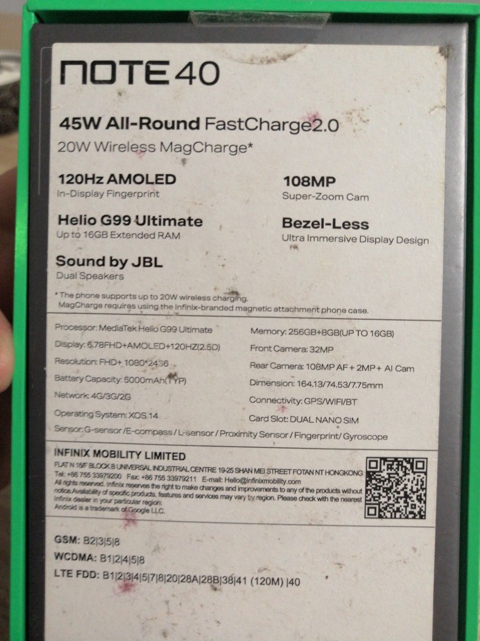 Sprzedam Infinix Note 40