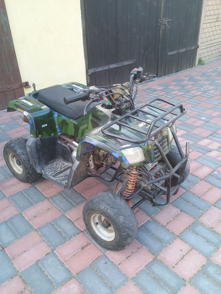 Quady 110 bieg wsteczny pług przyczepka