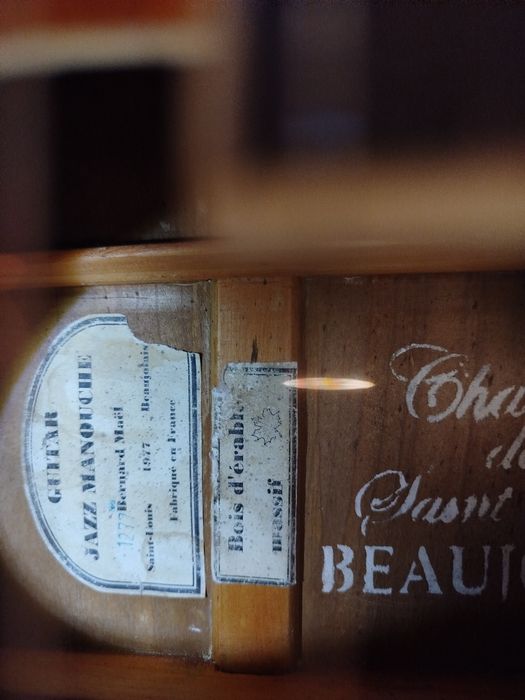 Гітара массив Французьського майстра 1977 р jazz manouche