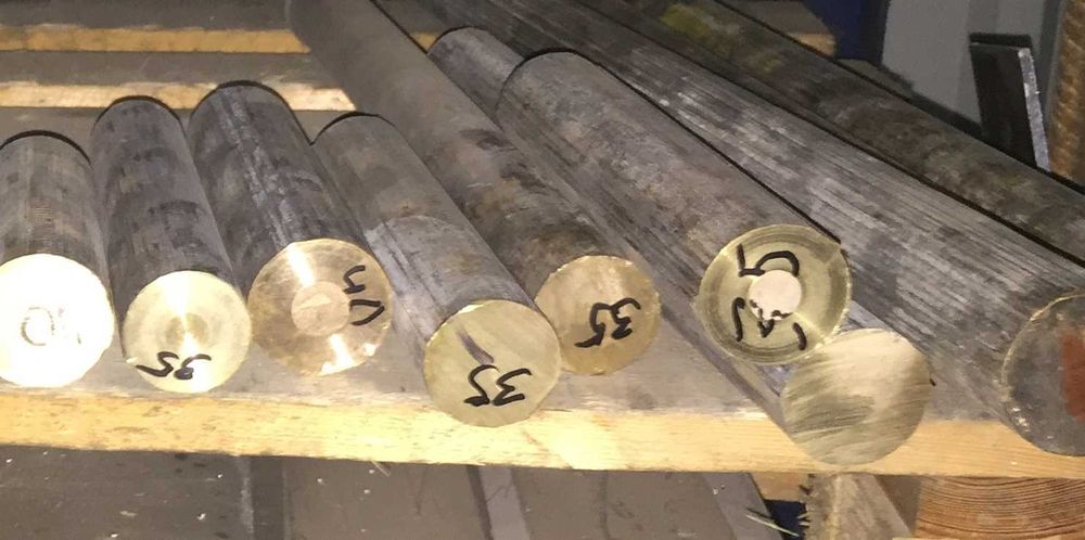 латунный круг 2,5-200мм ЛС59 Л63 латунні листи латунь прутки Відрізаєм