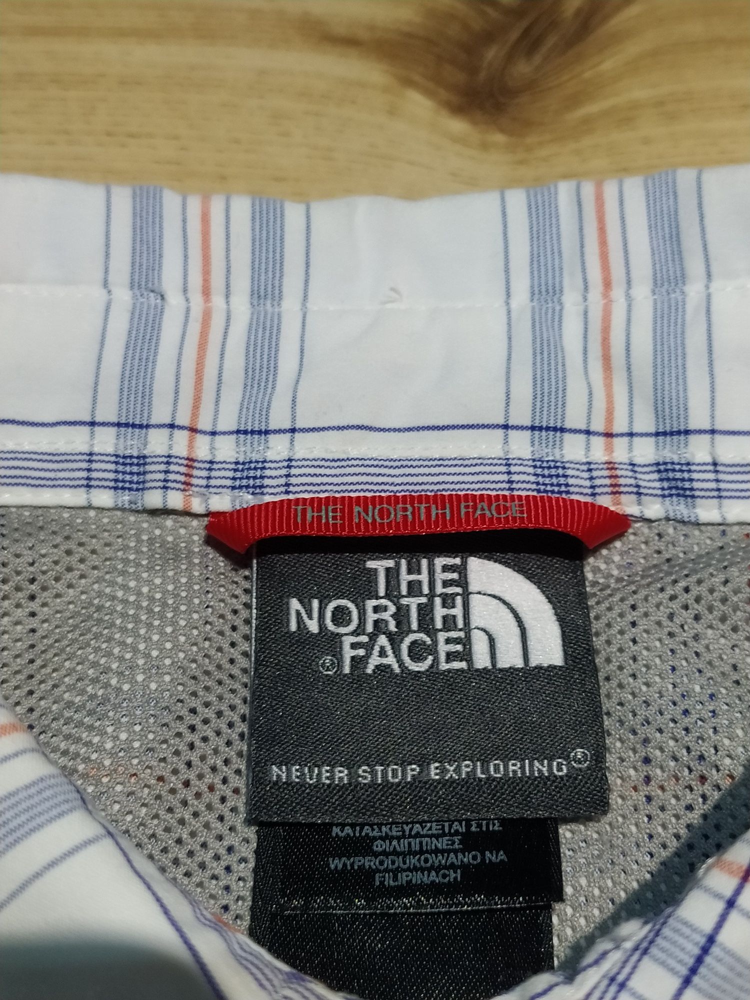 Biała Koszula W kratkę Z Krótkim Rękawem The North Face