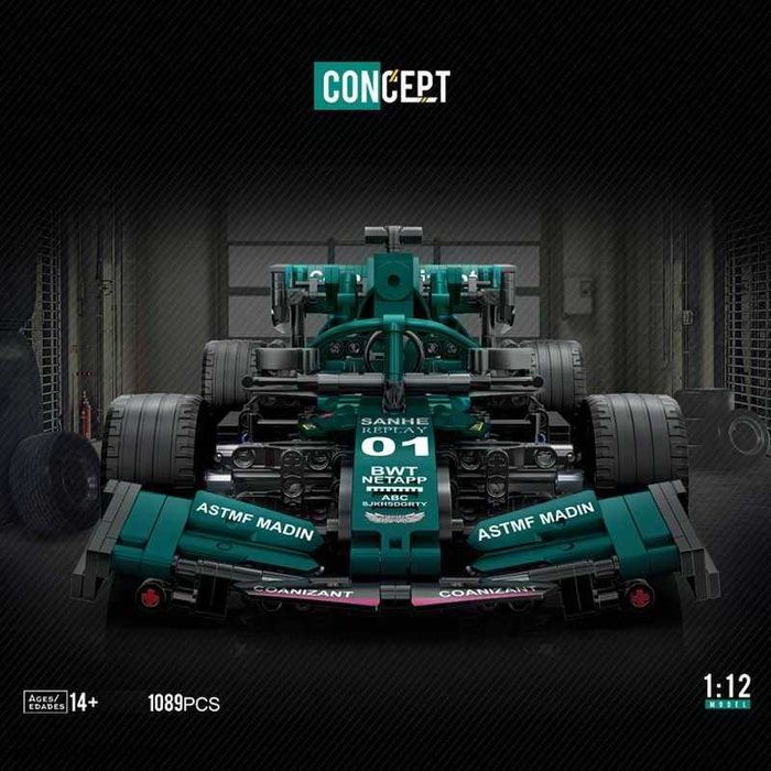 Конструктор Qman 3 в 1, машина, інерція, 637дет.